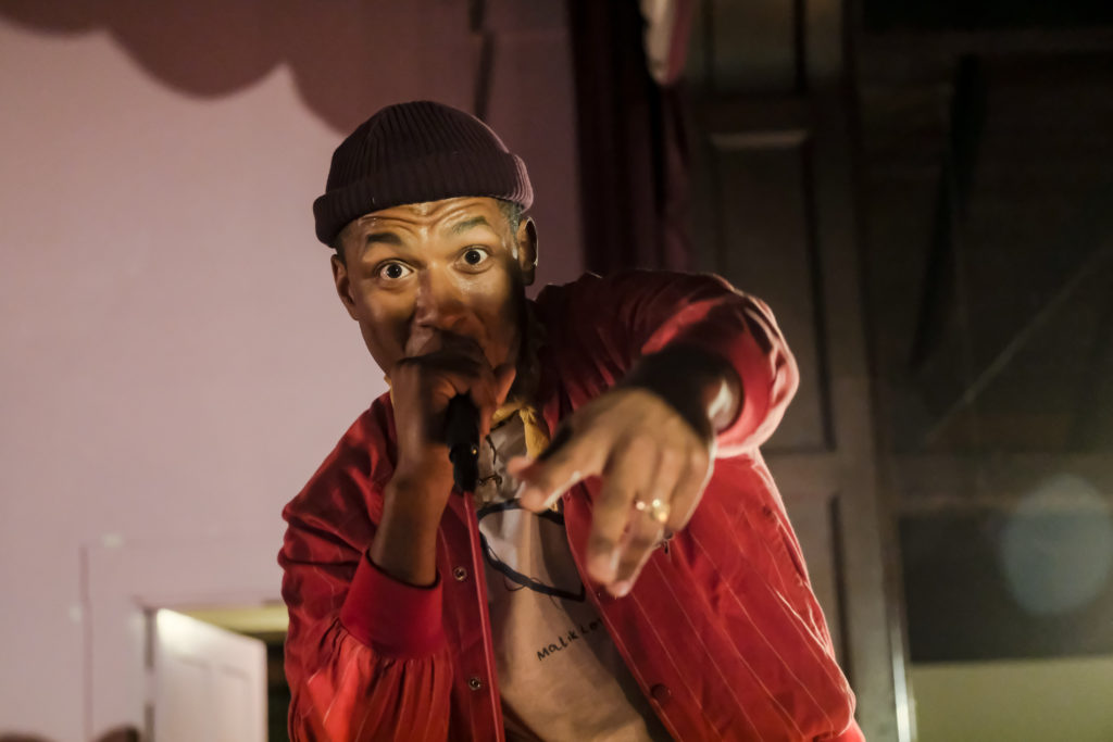 Malik LovesYall performing at the FYI Zesty Mangos Show, Spring 2019